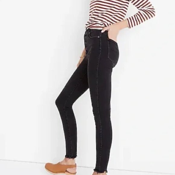 Madewell  skinny jeans dark gray/light black Size 29 - Picture 3 of 7